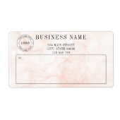 Logo Verzending Zakelijk Professioneel Etiket (Voorkant)