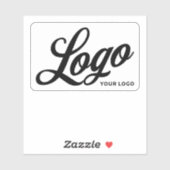 Logo + Vinylrechthoek Business Company-laptop Sticker (Vel)