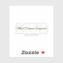 LOGO vinylSticker, op maat gesneden Sticker