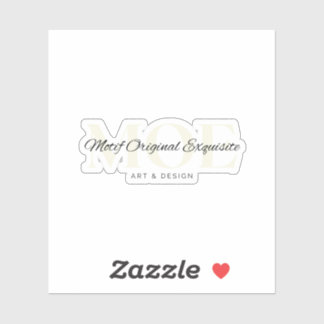 LOGO vinylSticker, op maat gesneden Sticker