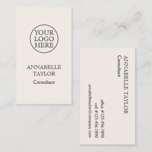  Logo Visitekaartje (Voorkant / Achterkant)