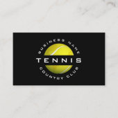 Logo Visitekaartje van de moderne tennisclub (Voorkant)