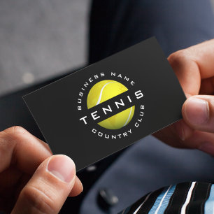 Logo Visitekaartje van de moderne tennisclub