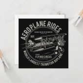 Logo  Vliegtuig Kaart (Voorkant / Achterkant in situ)