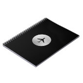 Logo vliegtuig notitieboek (Linkerzijde)