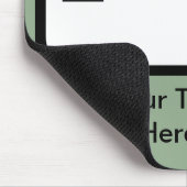 Logo  vogelstand/vogelwateren muismat (Hoek)