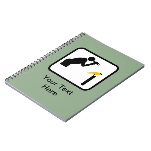 Logo  vogelstand/vogelwateren notitieboek (Linkerzijde)