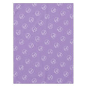 Logo voor aangepaste lavender Trade Show Tafelkleed (Voorkant)