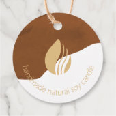 Logo voor aardekaartenpictogram Label ophangen (Achterkant)