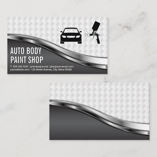 Logo voor Autolak Visitekaartje (Voorkant / Achterkant)