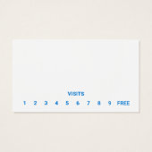 Logo voor Autowasstraat | Ponskaart Visitekaartje (Achterkant)