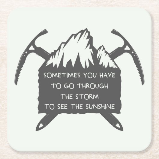  Logo voor avontuur, embleem met Kartonnen Onderzetters (Voorkant)