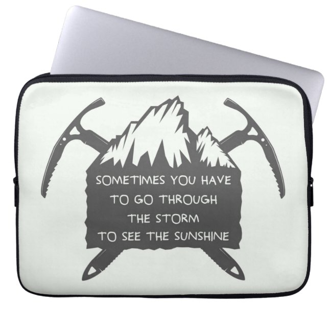  Logo voor avontuur, embleem met Laptop Sleeve (Voorkant)