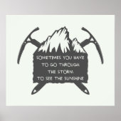  Logo voor avontuur, embleem met Poster (Voorkant)