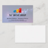 Logo voor bedrijfsgroei | Financials Visitekaartje (Voorkant / Achterkant)