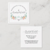 Logo voor bindingspanner vierkante visitekaartje (Voorkant / Achterkant)