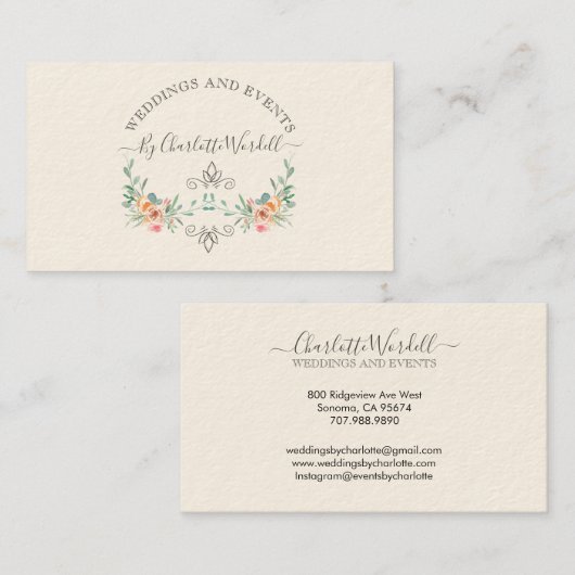 Logo voor bindingspanner visitekaartje (Voorkant / Achterkant)