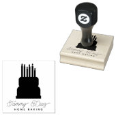 Logo voor bladerlaagkaars rubberstempel (Gestempeld)