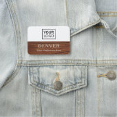 Logo voor bruin hout naamplaatje (In situ)