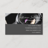 Logo voor camera-apertuur fotografen visitekaartje (Achterkant)