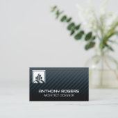 Logo voor commercieel onroerend goed visitekaartje (Staand voorkant)