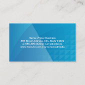 Logo voor commerciële ramen wassen visitekaartje (Achterkant)