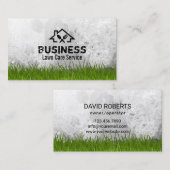 Logo voor dagopvang en landschapsonderhoud visitekaartje (Voorkant / Achterkant)