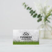 Logo voor dagopvang en landschapsonderhoud visitekaartje (Staand voorkant)