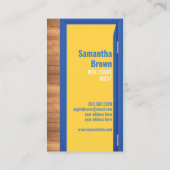 Logo voor de agent van onroerend goed visitekaartje (Achterkant)