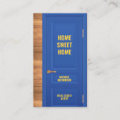 Logo voor de agent van onroerend goed visitekaartje (Voorkant)