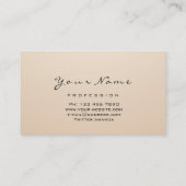 Logo voor de basiswaarden van onroerend goed voor  visitekaartje (Achterkant)