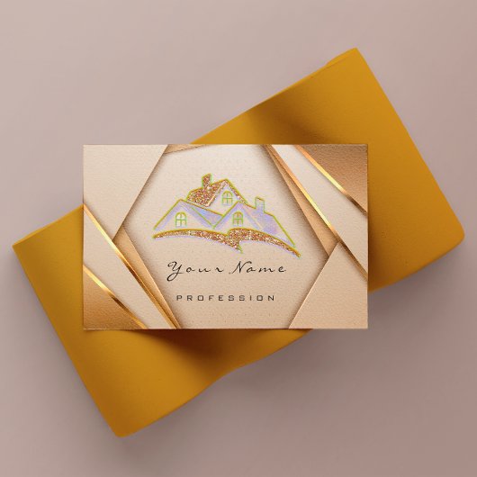 Logo voor de basiswaarden van onroerend goed voor  visitekaartje