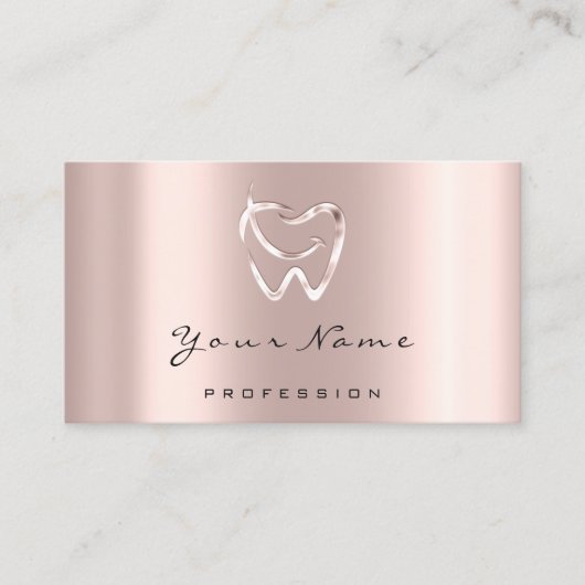 Logo voor de benoeming van tandheelkundig Roos voo Afsprakenkaartje (Voorkant)