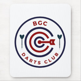 Logo voor de BGC (Bonafacio Global City) Dart Club Muismat