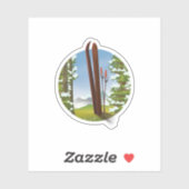 Logo voor de cartoon van de Retro Sticker (Vel)