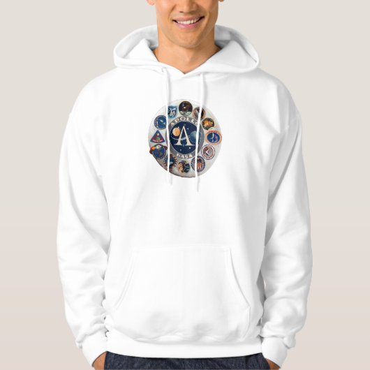 Logo voor de herdenking van het Apollo-programma Hoodie (Voorkant)
