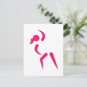 Logo voor de luchtvaart briefkaart (Staand voorkant)