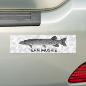 Logo voor de muskaatvisserij bumpersticker (Op auto)