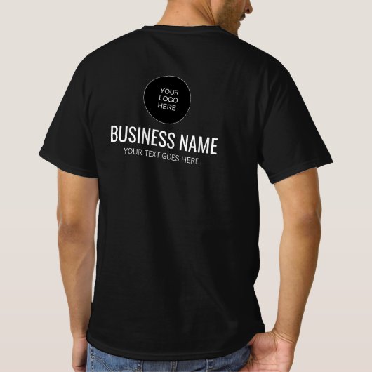 Logo voor dubbelzijdig ontwerp, personeel voor afd t-shirt (Achterkant)