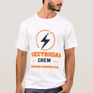 ⚡ Logo voor elektriciensploeg in vintage stijl ⚡ T-shirt