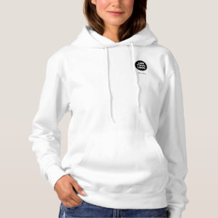 Logo Voor- en Achterkant Werknemersnaam Hoodie