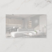 Logo voor Estate Agent | Modern binnenland Visitekaartje (Achterkant)