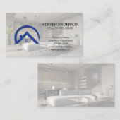 Logo voor Estate Agent | Modern binnenland Visitekaartje (Voorkant / Achterkant)