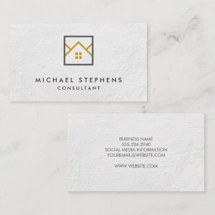 Logo voor Estate Agent   Wandtextiel Visitekaartje