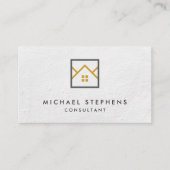 Logo voor Estate Agent | Wandtextiel Visitekaartje (Voorkant)