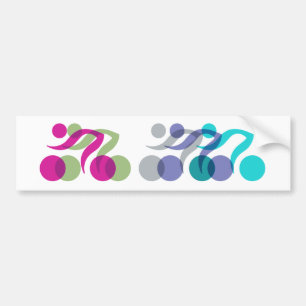 Logo voor fietsen bumpersticker