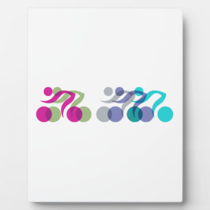 Logo voor fietsen fotoplaat