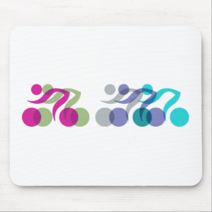 Logo voor fietsen muismat