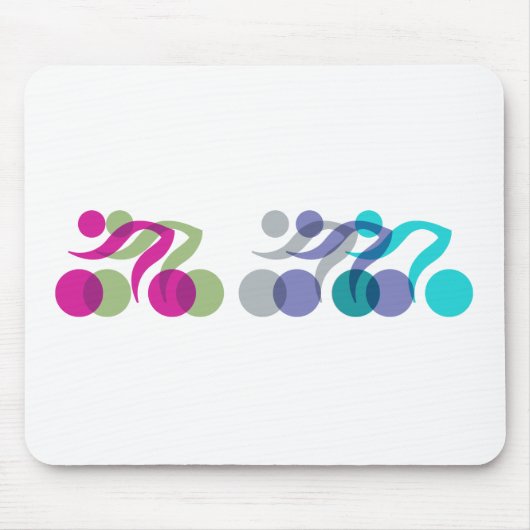 Logo voor fietsen muismat (Voorkant)
