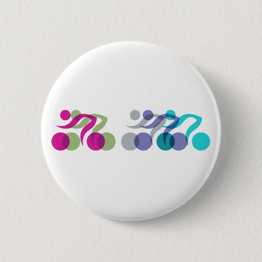 Logo voor fietsen ronde button 5,7 cm (Voorkant)